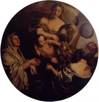 Allegory With An Infant Surrounded By Women